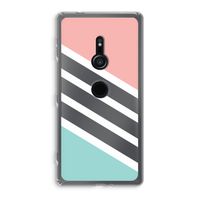 Strepen pastel: Sony Xperia XZ2 Transparant Hoesje