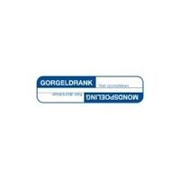 Blockland Strooketiket gorgeldrank/mondwater 44 x 11mm (750 st)