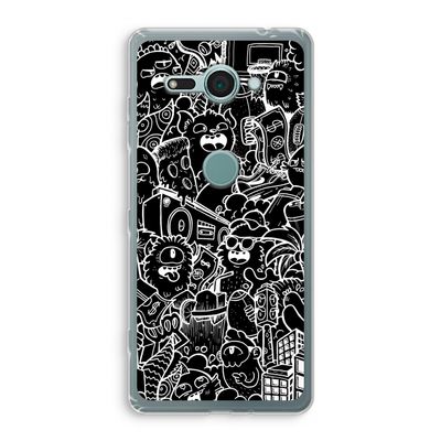 Vexx Black City : Sony Xperia XZ2 Compact Transparant Hoesje