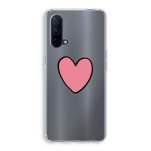 Hartje: OnePlus Nord CE 5G Transparant Hoesje