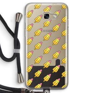 Waterijsjes: Samsung Galaxy A5 (2017) Transparant Hoesje met koord