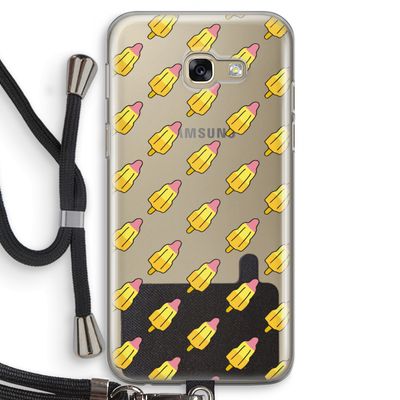 Waterijsjes: Samsung Galaxy A5 (2017) Transparant Hoesje met koord