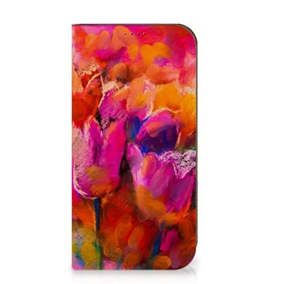 Bookcase iPhone 15 Pro Max Tulips Bookcase iPhone 15 Pro Max Tulips