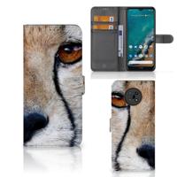 Nokia G50 | Telefoonhoesje | Met pasjeshouder | Cheetah