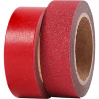 Vivi Gade Masking tape, b: 15 mm, rood, 2 rol/ 1 doos