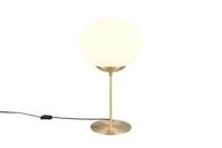 Trio TafellampFomento Ø 30cm - messing met wit glas - 563100108