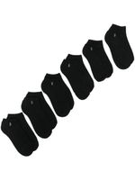 Polo Ralph Lauren lot de six paires de chaussettes à logo brodé - Noir