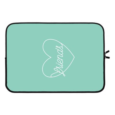 Friends heart pastel: Laptop sleeve 13 inch