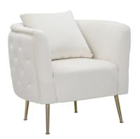 FAUTEUIL BUCAREST CREMA CM 76X74X73