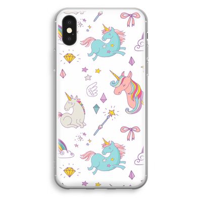 Fantasiewereld: iPhone X Transparant Hoesje