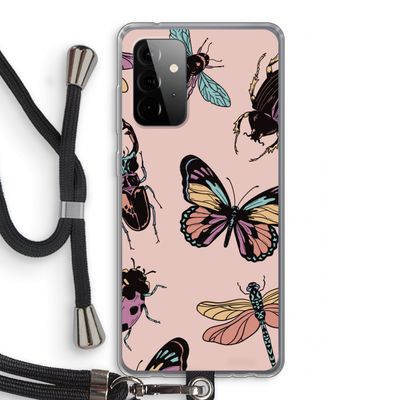 Tiny Bugs: Samsung Galaxy A72 5G Transparant Hoesje met koord