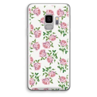 Kleine roosjes: Samsung Galaxy S9 Transparant Hoesje