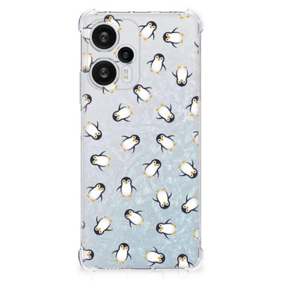 Doorzichtige Silicone Hoesje voor Xiaomi Poco F5 Pinguïn Doorzichtige Silicone Hoesje voor Xiaomi Poco F5 Pinguïn