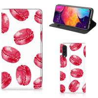 Samsung Galaxy A50 | Flip Style Cover | Pink Macarons