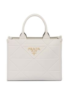 Prada petit sac Prada Symbole en cuir - Blanc