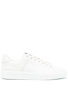 Balmain baskets B-Court en cuir - Blanc