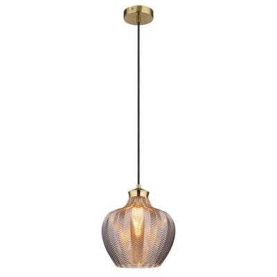 Globo HanglampJessica met gekleurd glas Ø 26cm - 15898H1