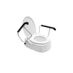 Toiletverhoger Handicare Linido met Deksel en Armleuningen Universeel 10 cm Wit Handicare