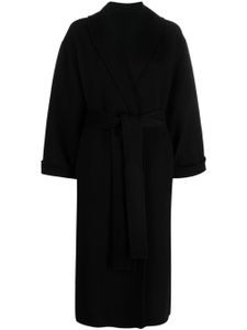 By Malene Birger trench en laine à taille ceinturée - Noir