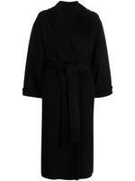 By Malene Birger trench en laine à taille ceinturée - Noir