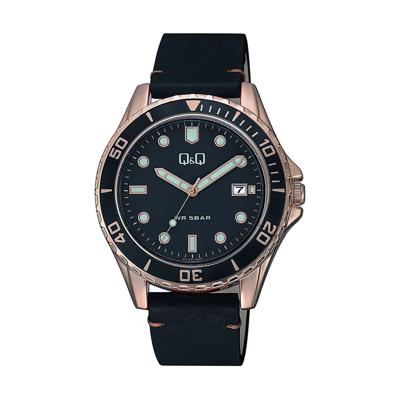 Q&Q A172J112Y Zwart Heren horloge