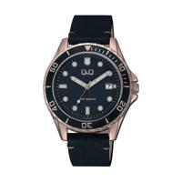 Q&Q A172J112Y Zwart Heren horloge