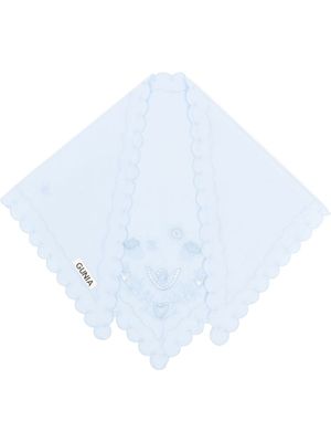 Gunia Project écharpe en broderie anglaise - Bleu