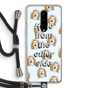 Hello: OnePlus 8 Transparant Hoesje met koord