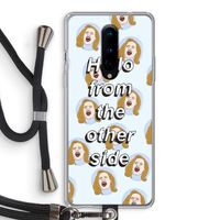 Hello: OnePlus 8 Transparant Hoesje met koord