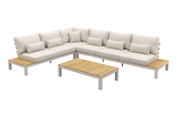 Suns Vita loungeset (links) - Zand/Teak
