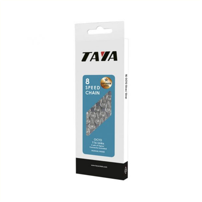 Taya ketting octo 7/8 speed 1/2x3/32 116s. zwart | zilver