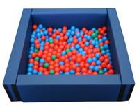 SWIMMING POOL SQUARE FILL BALLS, 150X150X40CM HIGH X 15CM WIDTH