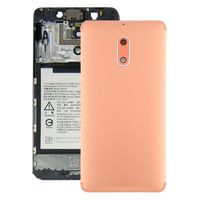 Accu back cover met cameralens & zijtoetsen voor Nokia 6 TA-1000 TA-1003 TA-1021 TA-1025 TA-1033 TA-1039(Gold)