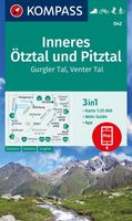 Wandelkaart 042 Inneres Ötztal und Pitztal | Kompass