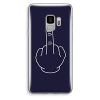 F**k U: Samsung Galaxy S9 Transparant Hoesje