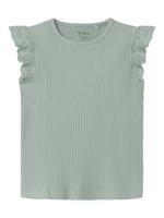 Name it zomer top S/S meisjes - blauw grijs - Nkfhalina
