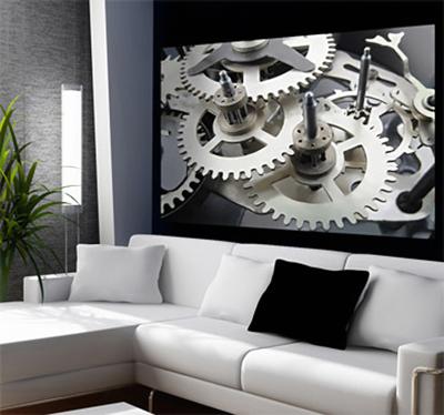 Sticker tandwiel mechanisme modern