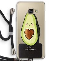 Avocuddle: Samsung Galaxy A3 (2016) Transparant Hoesje met koord