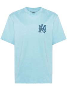 AMIRI t-shirt en coton à logo imprimé - Bleu