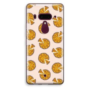 You Had Me At Pizza: HTC U12+ Transparant Hoesje