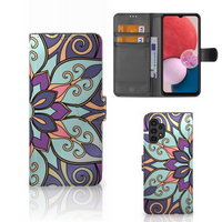 Samsung Galaxy A13 (4G) Hoesje Purple Flower