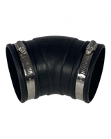 Air Aqua Flexibele Rubber Bocht 45° - UV- & Weerbestendig, Eenvoudige Installatie, 90mm