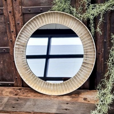 Messing Antieke Ronde Spiegel