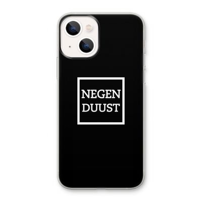 Negenduust black: iPhone 13 Transparant Hoesje