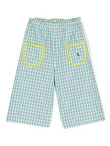 Bobo Choses pantalon ample à carreaux vichy - Bleu