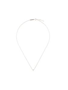 Delfina Delettrez Dots Solitaire diamond necklace - Métallisé