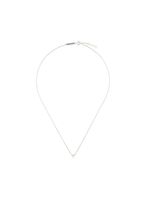 Delfina Delettrez Dots Solitaire diamond necklace - Métallisé