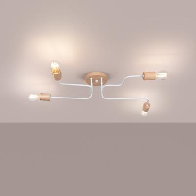 Moderne witte Kroonluchter TIMBO 4