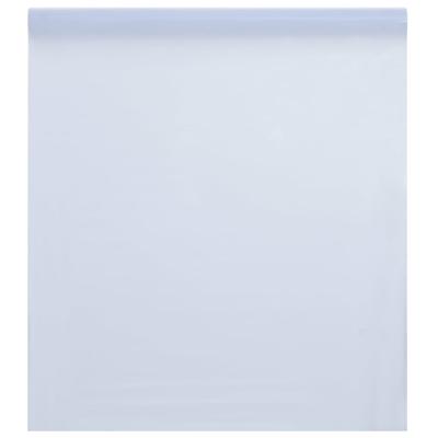 VidaXL Raamfolie statisch mat transparant wit 90x500 cm pvc