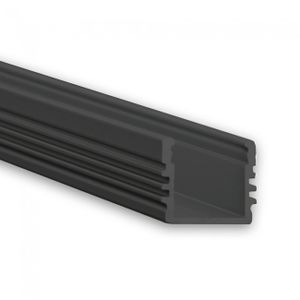 LED strip profiel zwart RAL 9005 PL2 200cm 16x13mm 8106024 nieuw donkere afdekking prijs p/m